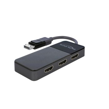 Delock DP 1.4 Splitter,1x DP for 3xHDMI, MST, 4K bis 30Hz, black , DP Alternate Mode Delock DP 1.4 Splitter,1x DP for 3xHDMI, MST, 4K bis 30Hz, black , DP Alternate Mode