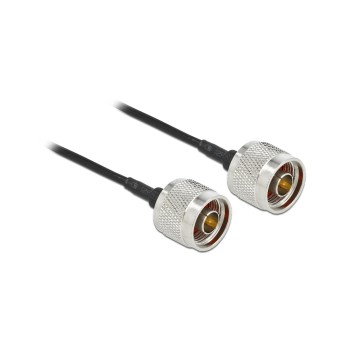 Delock WLAN-Antennencable, 0.99dB/m, N Stecker - N Stecker LMR/CFD100, 1m Delock WLAN-Antennencable, 0.99dB/m, N Stecker - N Stecker LMR/CFD100, 1m