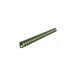 Delock Plaque de distribution Panneau avant 24 Port SC Simplex SM vert citron