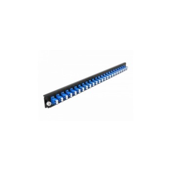 Delock Plaque de distribution Frontblende 24 Port LC Duplex blau