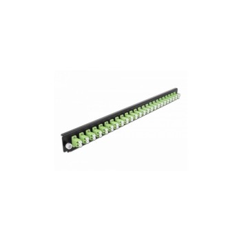DeLock 19Spleissbox FB 24Port LC,Duplex, 19Spleissbox-DE,1HE,Lindgrün,482.6x44x44mm