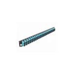 Delock Plaque de distribution Panneau avant 24 Port SC Duplex OM3 MM aqua