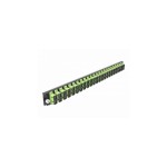 Delock Plaque de distribution Panneau avant 24 Port SC Duplex OM5 MM vert citron