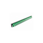 Delock Plaque de distribution Panneau avant 24 ports LC Quad OS2 SM vert