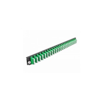 DeLock 19Spleissbox FB 24Port LC,Quad, 19Spleissbox-DE,1HE,Grün,482.6x44x44mm