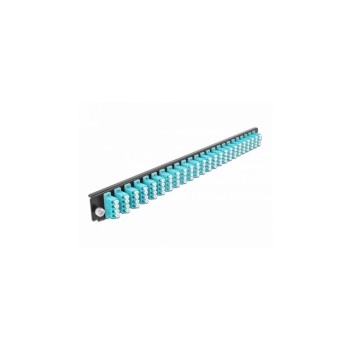 DeLock 19Spleissbox FB 24Port LC,Quad, 19Spleissbox-DE,1HE,Aqua,482.6x44x44mm