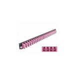 DeLock 19Spleissbox FB 24Port LC,Quad, 19Spleissbox-DE,1HE,Violett,482.6x44x44mm