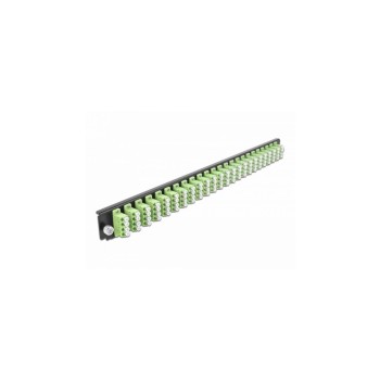 DeLock 19Spleissbox FB 24Port LC,Quad, 19Spleissbox-DE,1HE,Lindgrün,482.6x44x44mm
