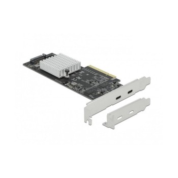 Delock 89009 PCI Express x8 Karte LP, 2x extern SuperSpeed USB Type-C 20Gbps Delock 89009 PCI Express x8 Karte LP, 2x extern SuperSpeed USB Type-C 20Gbps
