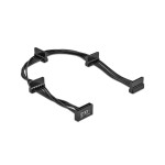 Delock Câble électrique SATA - 4x SATA 40 cm, noir