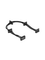 Delock Câble électrique SATA - 4x SATA 40 cm, noir