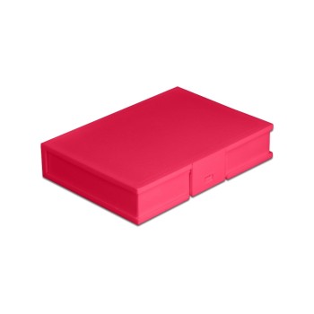 Delock Schutzbox for 3.5 HDD/SSD, Anschluss for SATA, Farbe: red Delock Schutzbox for 3.5 HDD/SSD, Anschluss for SATA, Farbe: red