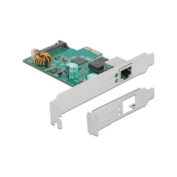 Delock PCI Express-x1 Netzwerkkarte,1x2.5GE, RTL8125 Chipset, withLP Slotblech, PoE+ Delock PCI Express-x1 Netzwerkkarte,1x2.5GE, RTL8125 Chipset, withLP Slotblech, PoE+