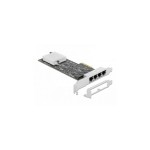 Delock Carte réseau 4x 2.5Gbps, RTL8125B PCI-Express- x4