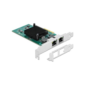 Delock PCI-Express-x4 Netzwerkkarte, 2x1GE, Intel i82576 Chipset, withLP Slotblech Delock PCI-Express-x4 Netzwerkkarte, 2x1GE, Intel i82576 Chipset, withLP Slotblech