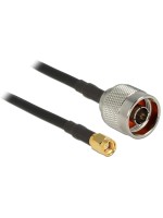 Delock RP-SMA Stecker for N-Stecker, 2m, CFD200 Low Loss Antennencable for 2.4/5Ghz