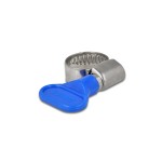 Delock Kit de colliers de serrage 10-16 mm, bleu 10 pièces