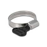 Delock Schlauchschellen, black , 10 Stück, 25-40 mm, Edelstahl, Kunststoff