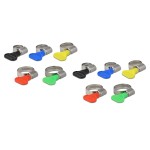 Delock Schlauchschellen, Bunt, 10 Stück, Diverse Grössen, Edelstahl, Kunststoff