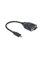 Delock Adapter USB-C-1x Seriell DB9 RS-232, mit 15 kV ESD Schutz