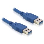 USB3.0 câble, 1.5m, A-A, bleu, pour USB3.0 Geräte, bis 5Gbps