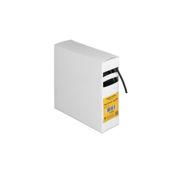 Delock Schrumpfschlauch Box with Innenkleber, 5Mx2.4mm, Schrumpfungsrate 3:1, black  Delock Schrumpfschlauch Box with Innenkleber, 5Mx2.4mm, Schrumpfungsrate 3:1, black