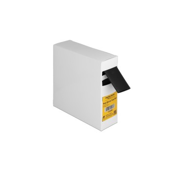 Delock Schrumpfschlauch Box with Innenkleber, 5Mx25.4mm, Schrumpfungsrate 3:1, black  Delock Schrumpfschlauch Box with Innenkleber, 5Mx25.4mm, Schrumpfungsrate 3:1, black