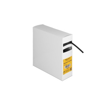 Delock Schrumpfschlauch Box with Innenkleber, 5Mx3.2mm, Schrumpfungsrate 3:1, black  Delock Schrumpfschlauch Box with Innenkleber, 5Mx3.2mm, Schrumpfungsrate 3:1, black