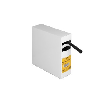 Delock Schrumpfschlauch Box with Innenkleber, 5Mx9.5mm, Schrumpfungsrate 3:1, black  Delock Schrumpfschlauch Box with Innenkleber, 5Mx9.5mm, Schrumpfungsrate 3:1, black