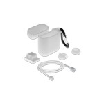 Delock Mallette de transport Set d'accessoires pour Apple AirPods Blanc