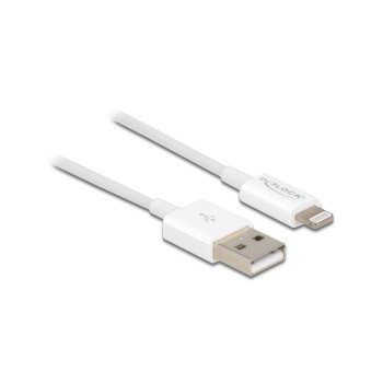 Delock USB Daten&Ladecable, white, 15cm, Lightning, MFI zert. iPhone,iPad and iPod Delock USB Daten&Ladecable, white, 15cm, Lightning, MFI zert. iPhone,iPad and iPod