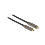 Delock Aktives USB Typ-C Video cable, 25m, black , Auflösung bis 3840 x 2160 @ 60 Hz