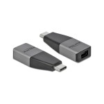 Delock Adapter USB Typ-C for mini DP 4k 60Hz, Auflösung bis 3840 x 2160 @ 60 Hz, grey