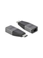 Delock Adapter USB Typ-C for mini DP 4k 60Hz, Auflösung bis 3840 x 2160 @ 60 Hz, grey