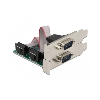 Delock 90046 PCI Express Karte 2x Seriell,, RS-232 DB9 Stecker