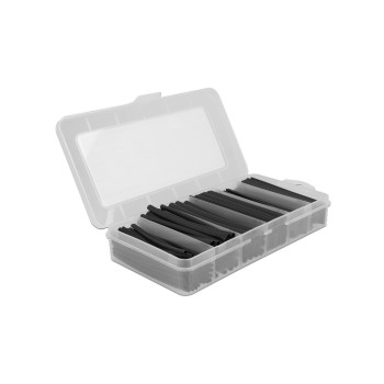 Delock Schrumpfschlauch, Sortimentsbox, 196-teilig, Schrumpfungsrate 2:1, black  Delock Schrumpfschlauch, Sortimentsbox, 196-teilig, Schrumpfungsrate 2:1, black