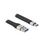 Delock Câble plat USB 3.2 Gen 1 FPC USB A - USB C 0.14 m