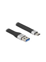 Delock Câble plat USB 3.2 Gen 1 FPC USB A - USB C 0.14 m