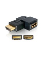 Delock Adapter HDMI Stecker for HDMI Buchse, 90° links