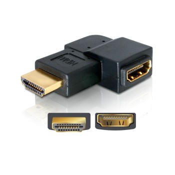 Delock Adaptateur 90° à gauche HDMI - HDMI Delock Adaptateur 90° à gauche HDMI - HDMI