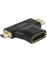 Delock Adaptateur HDMI - Micro HDMI (HDMI-D)/Mini-HDMI (HDMI-C)