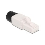 Delock Connecteur RJ45 Cat.6A UTP sans outil 1 Pièce/s, Blanc