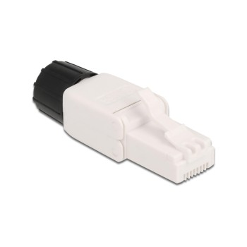 Delock Connecteur RJ45 Cat.6A UTP sans outil 1 Pièce/s, Blanc Delock Connecteur RJ45 Cat.6A UTP sans outil 1 Pièce/s, Blanc