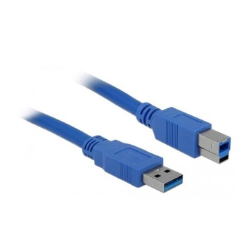 USB3.0 Kabel, 1.0m, A-B, Blau, für USB3.0 Geräte, bis 5Gbps USB3.0 Kabel, 1.0m, A-B, Blau, für USB3.0 Geräte, bis 5Gbps