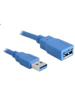 USB3.0 cable, 1.0m, A-A, blue, Verlängerung, for USB3.0 Geräte, bis 5Gbps