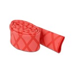 Delock Gaine thermorétractable dessin en X antidérapant 1 m x 20 mm Rouge