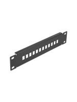 Delock 10 Leer Patchpanel Duplex 12Port, SC-Simplex&LC-Duplex,1HE,black ,483x44x44