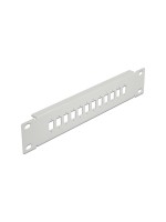 Delock 10 Leer Patchpanel Duplex 12Port, SC-Simplex&LC-Duplex,1HE,grey,482.6x44x44mm