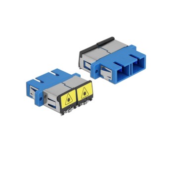 Delock Accouplement à fibre optique SC – SC Duplex Simple-mode 1 pièce Delock Accouplement à fibre optique SC – SC Duplex Simple-mode 1 pièce