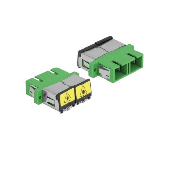 Delock Accouplement à fibre optique SC – SC Duplex Simple-mode 1 pièce Delock Accouplement à fibre optique SC – SC Duplex Simple-mode 1 pièce